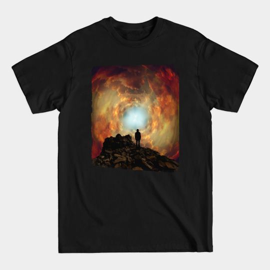 Discover Sunset Clouds Vortex - Surreal Art - T-Shirt