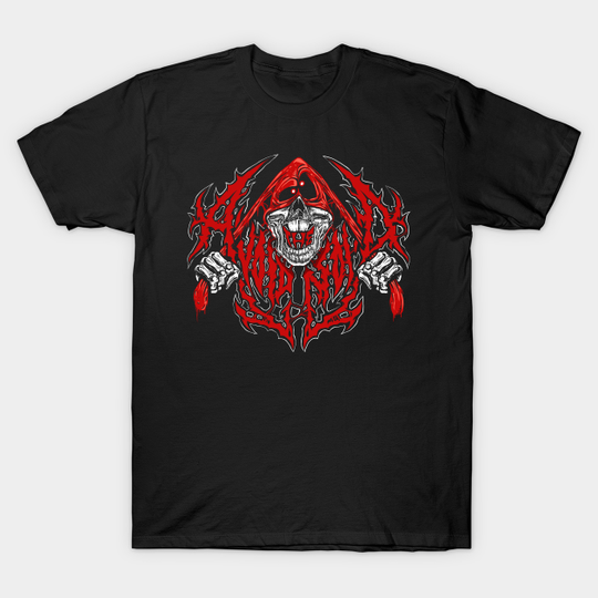 Discover Avoid the Noid - Death Metal Logo - Pizza - T-Shirt