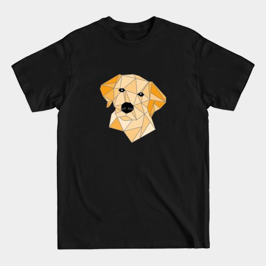 Discover Labrador Yellow Stained Glass - Labrador - T-Shirt