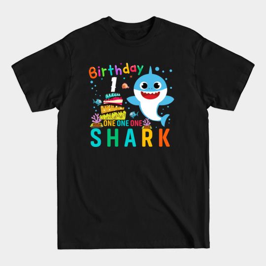Discover Birthday Shark Kids Birthday T-Shirt