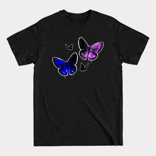 Discover 8 bit butterfly pixels - 8bit - T-Shirt