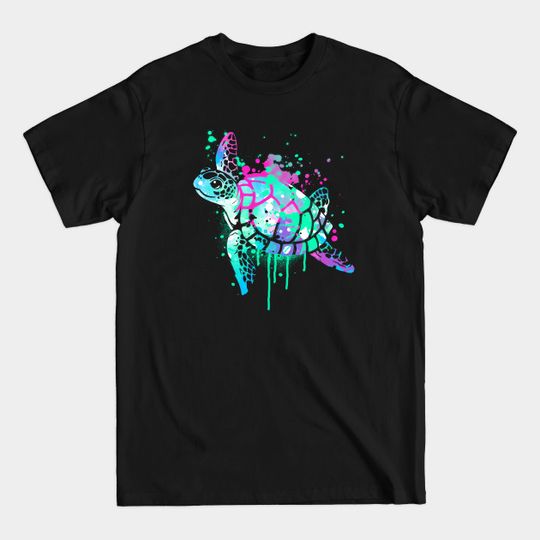 Discover Fluo sea turtle - Sea Turtle - T-Shirt