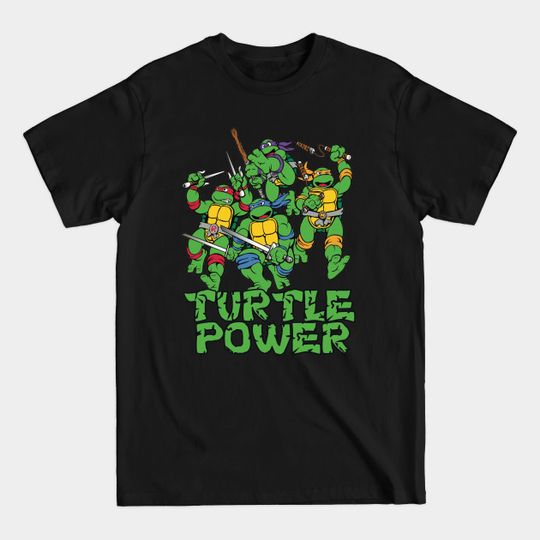 Discover Angry Turtle Power - Turtle Power - T-Shirt