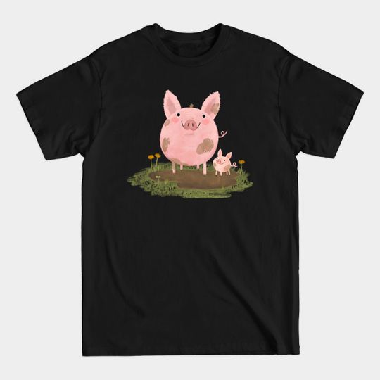 Discover Piggies in a Mud Puddle - Pig - T-Shirt