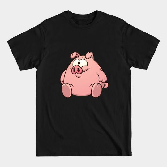 Discover Cute fat pig - Pig - T-Shirt