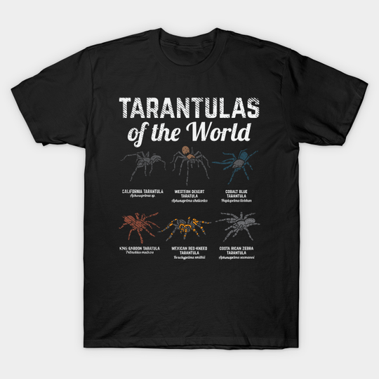 Discover Tarantulas of the world - Funny Tarantula Owner gift - Tarantula - T-Shirt