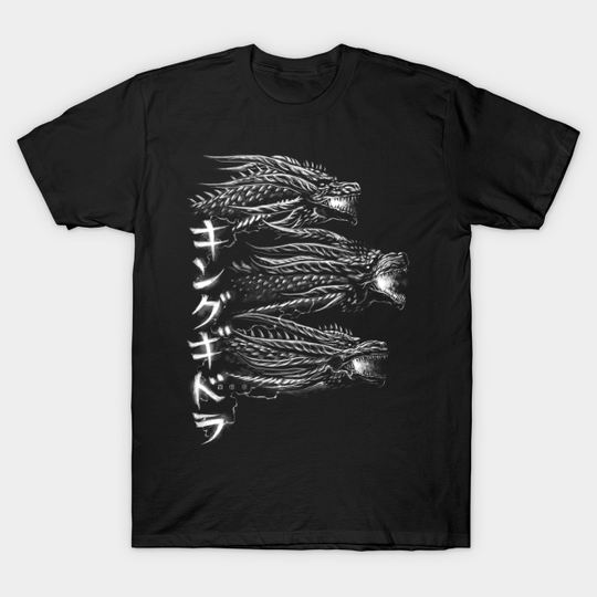 Discover Waterbrushed Dark Three-Headed Villain 2019 - Ghidorah - T-Shirt