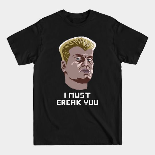 Discover 8-Bit 80's - Drago - Rocky 4 - T-Shirt