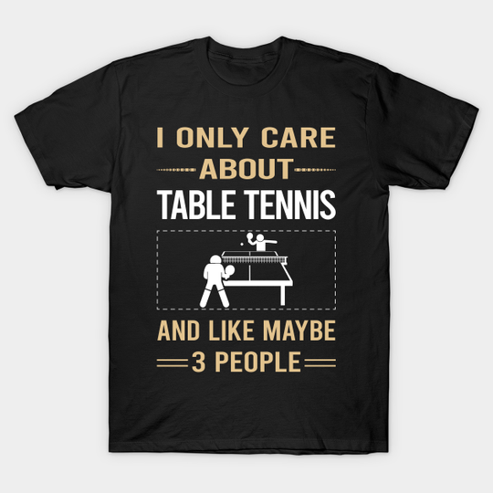 Discover Funny 3 People Table Tennis Ping Pong - Table Tennis - T-Shirt