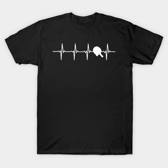 Discover Table Tennis Heartbeat - For Table Tennis Players T-Shirt