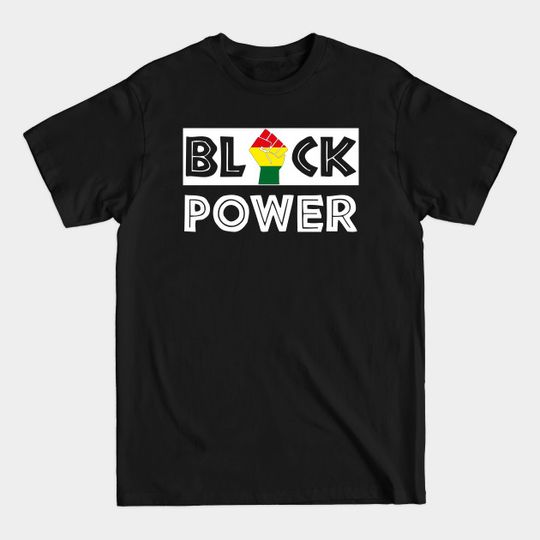 Discover Black Power Fist - Black Power Fist - T-Shirt