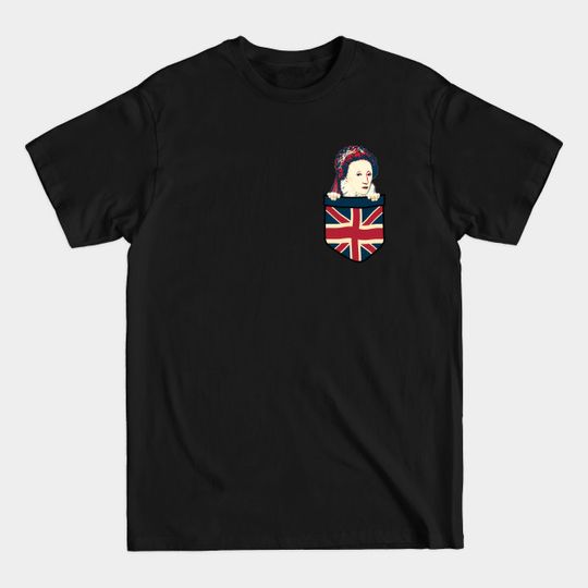 Discover Queen Elizabeth Chest Pocket - Queen Elizabeth - T-Shirt
