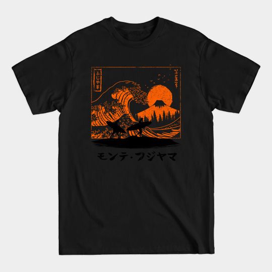 Discover Surfing the wave in Japan - Surf - T-Shirt