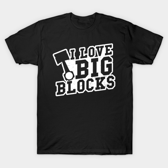 Discover V8 Engine Shirt | I Love Big Blocks Gift - V8 Engine - T-Shirt
