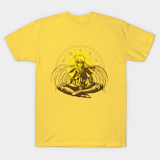 Discover Virgo Shaka Saint Seiya Zodiac Knights in Orange - Virgo Shaka - T-Shirt