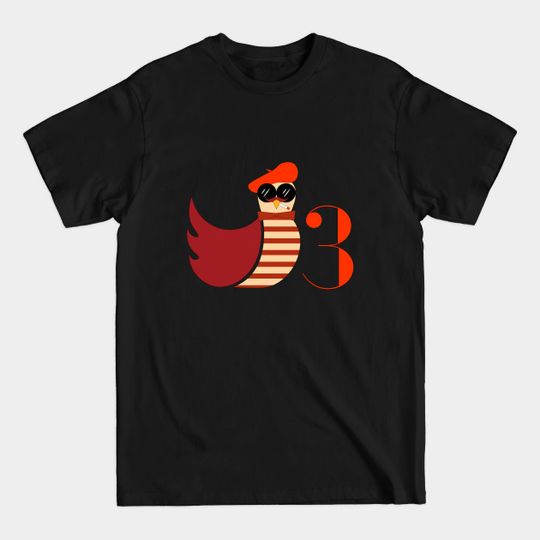 Discover 3 French Hens - Christmas - T-Shirt