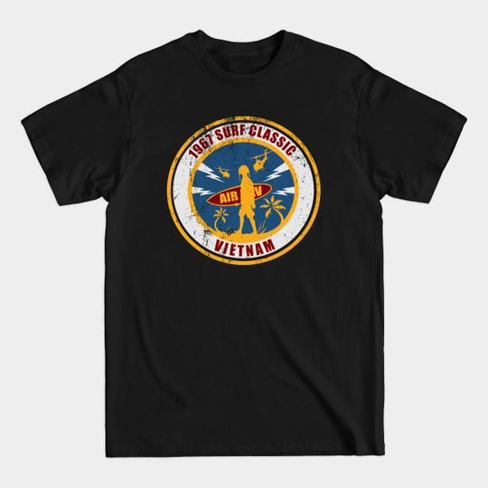Discover 1967 Surf Classic Vietnam (distressed) - 1st Air Cavalry Division - T-Shirt
