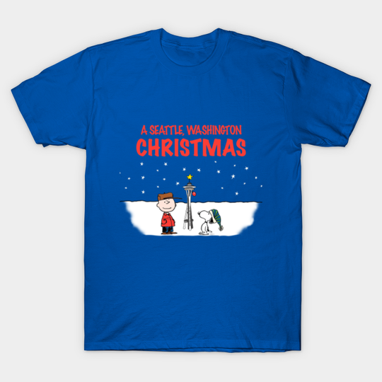 Discover Merry Christmas, Seattle! - Christmas - T-Shirt