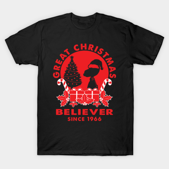 Discover Great Christmas Believer - Snoopy Christmas - T-Shirt