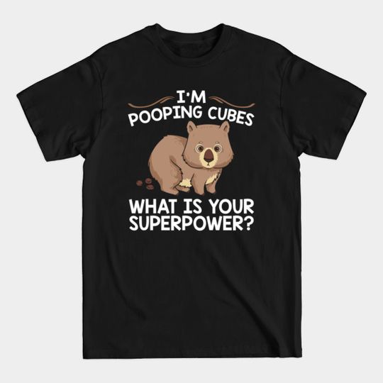 Discover Wombat I Wombats I Animals Pooping Portraits Australia - Gift - T-Shirt