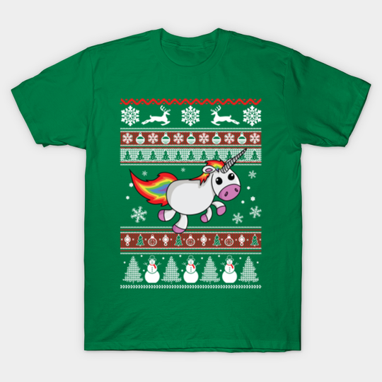 Discover Unicorn Ugly Christmas Sweater - Unicorn - T-Shirt