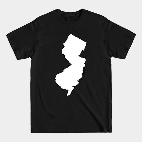 Discover New Jersey - Blank Outline - New Jersey - T-Shirt
