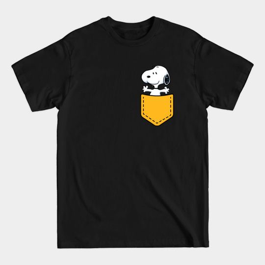 Discover Snoopy Yellow Pocket! - Snoopy - T-Shirt