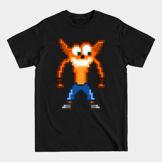 Discover Crash Bandicoot 8 bits - Crash Bandicoot - T-Shirt