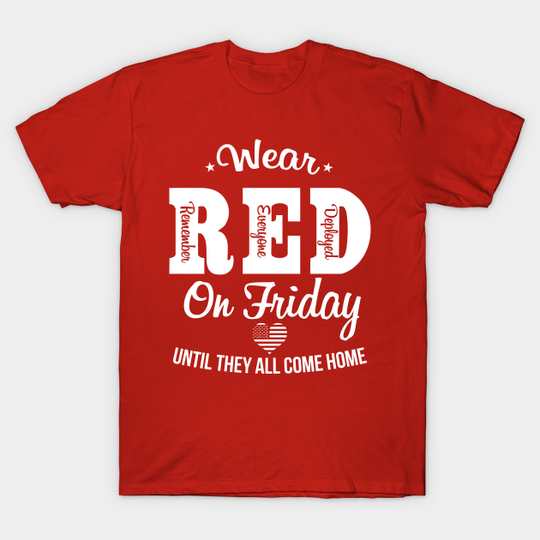 Discover Wear RED - Wear Red Friday - T-Shirt