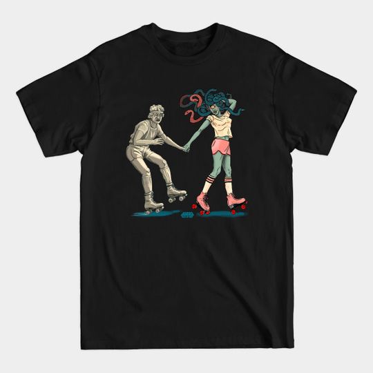 Discover Roller Disco Medusa - Roller Skates - T-Shirt