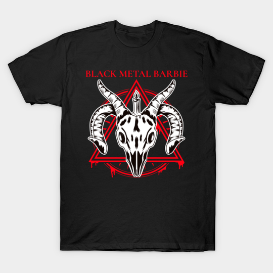 Discover Black Metal Barbie - Black Metal - T-Shirt