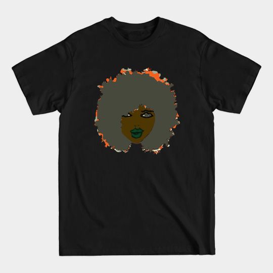 Discover Afro Cute Cocoa Chocolate Natural Hair - Natural Hair - T-Shirt