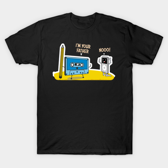 Discover Cassette Tape I Am Your Father Novelty Graphic - Cassette Tape I Am Your Father Novelty - T-Shirt