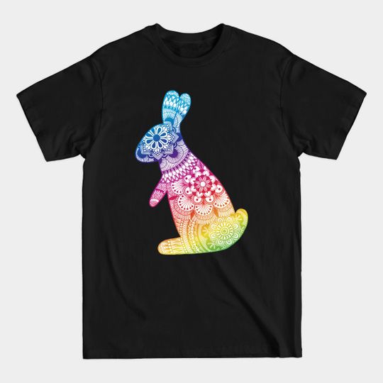 Discover Rainbow Rabbit - Rabbit - T-Shirt