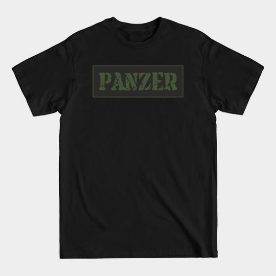 Discover The beauty of minimalism! PANZER inscription - Panzer - T-Shirt