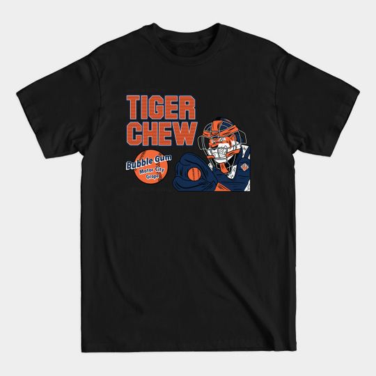 Discover Tiger Chew Bubblegum - Tiger Baseball - T-Shirt