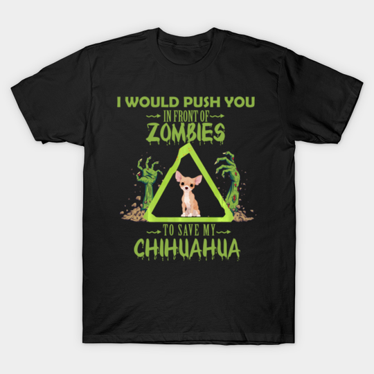 Discover Chihuahua Dog Lover Funny Zombie Halloween Costume Gift - Chihuahua Dog Lover Zombie - T-Shirt