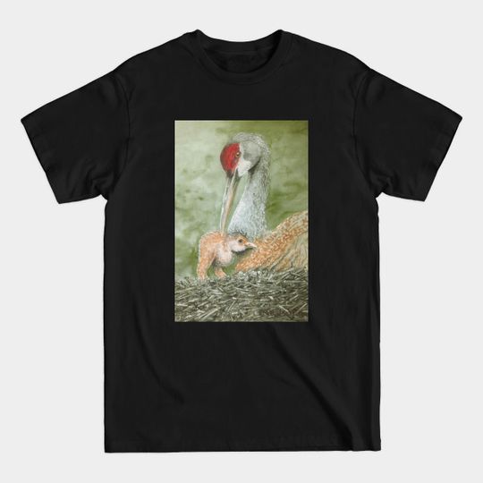 Discover Sandhill crane newcomer - Sandhill Crane - T-Shirt