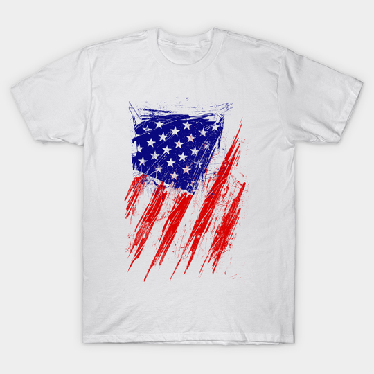 Discover American Power - American Flag - T-Shirt