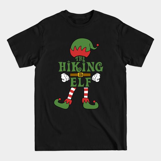Discover The Hiking Elf Christmas Family Matching Outfits Group Attire - Hiking Elf - T-Shirt