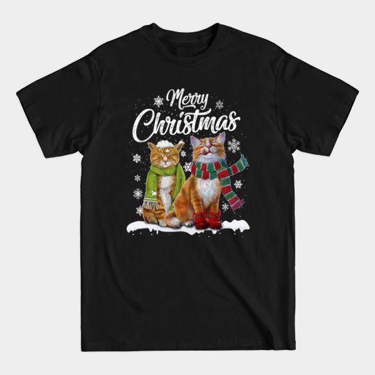 Discover Merry Christmas Cat Kitten Lover T-Shirt