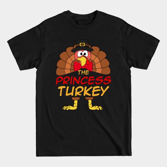Discover The Princess Turkey Thanksgiving Family Matching Outfits Group Attire - Thanksgiving Matching Outfits - T-Shirt