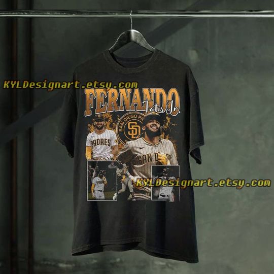 Discover Vintage FRD Tatis Jr. Bootleg Style T-Shirt, FRD Tatis Jr. Baseball Graphic Tee