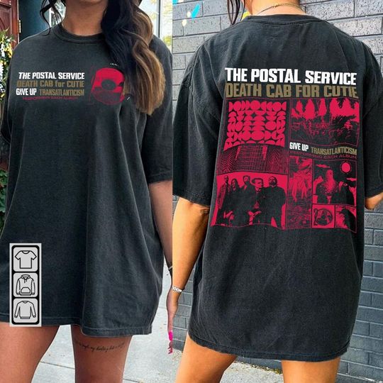 Discover The Postal Service & Death Cab For Cutie 2023 Tour Shirt, 20th Anniversary Tour Shirt