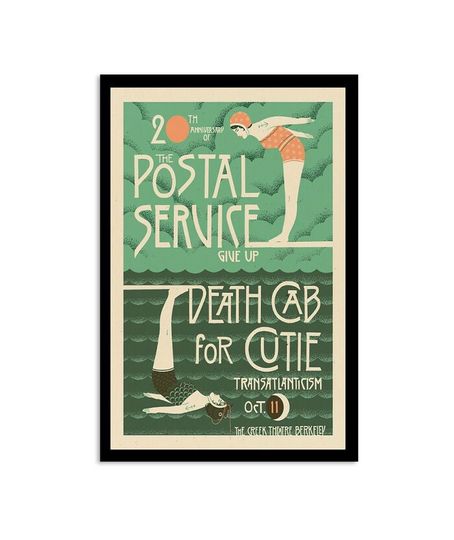 Discover The Postal Service & Death Cab for Cutie October 11, 2023 Poster