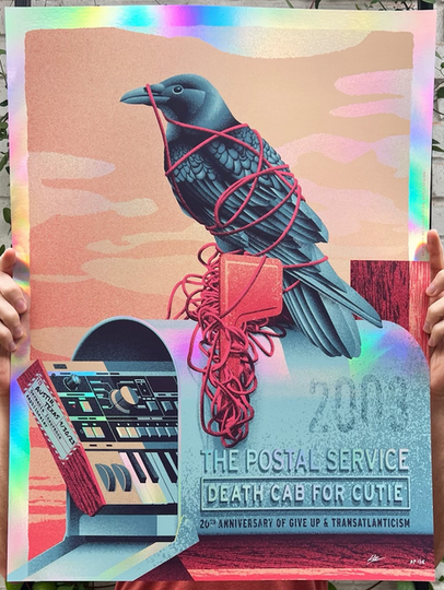 Discover Death Cab for Cutie & The Postal Service Poster Austin 2023