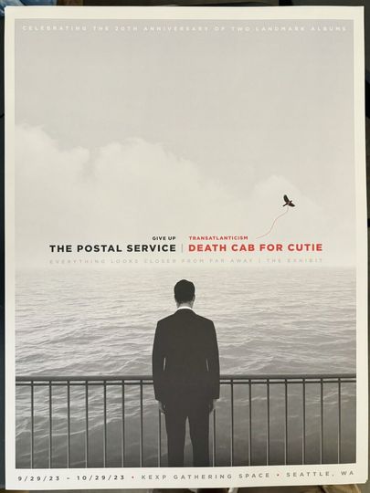 Discover The Postal Service Death Cab for Cutie Seattle WA Tour Poster