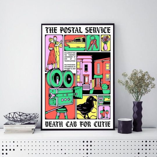 Discover The Postal Service Death Cab for Cutie Poster