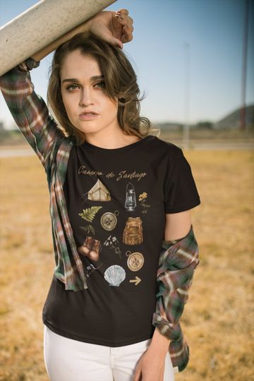 Discover Camino de Santiago t Shirt,adventure time,camping hiking