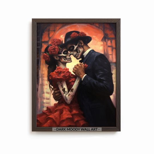 Discover The catrina couples day of the dead poster
